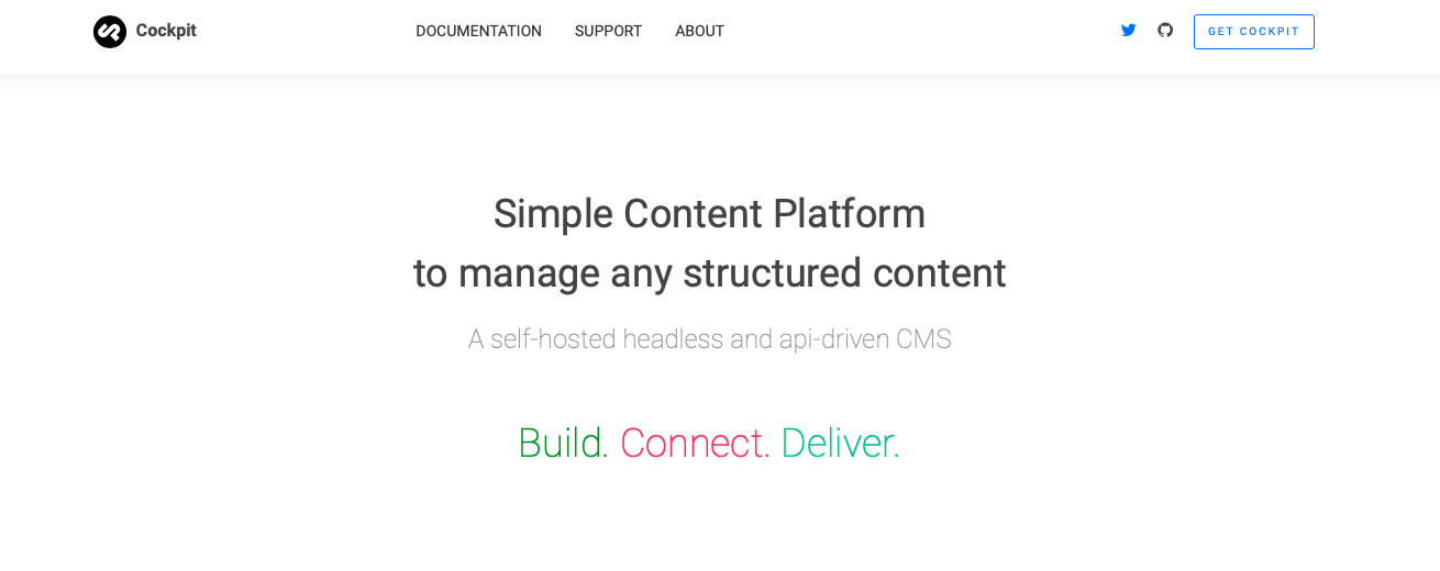 безголовая платформа cms cockpitcms