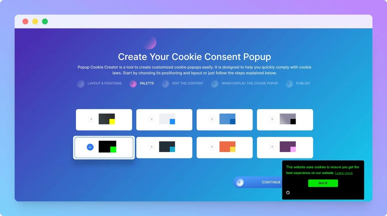 Popupsmart-Shopify-cookie-tool-step-three-to-create-GDPR-complaint-cookie-popups