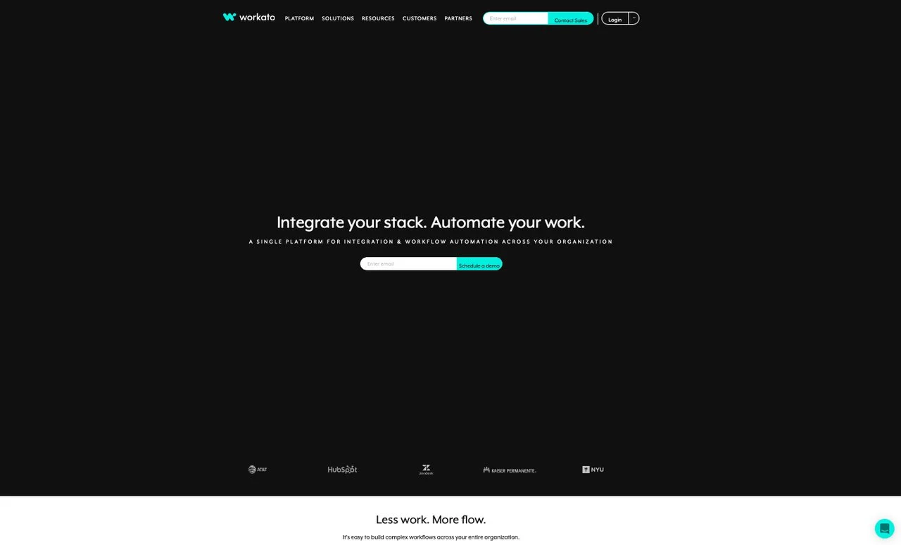 Site Web Workato