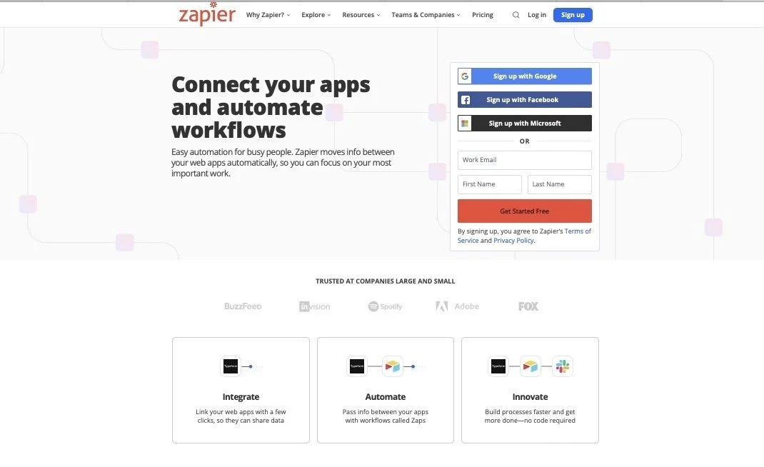 موقع zapier