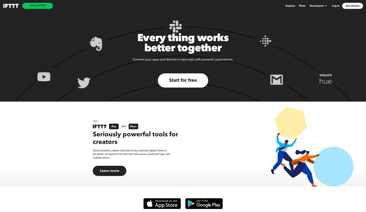 Site do IFTTT