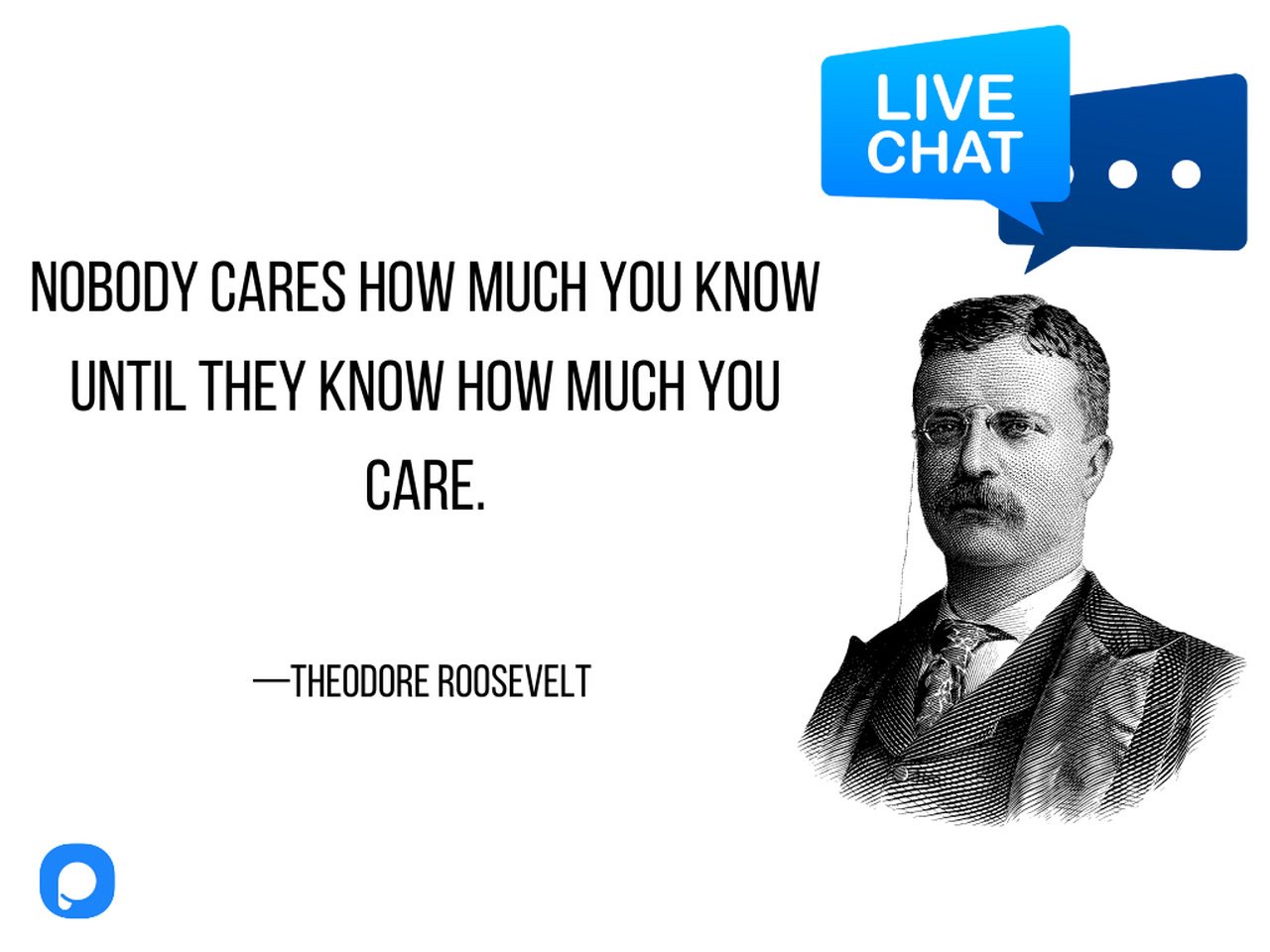 Thedore Roosevelt quote on support services