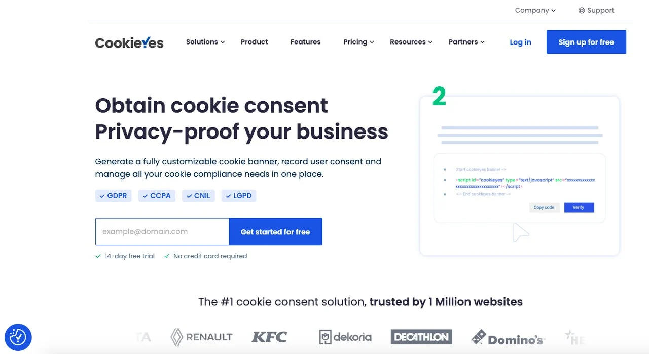 cookieyes-web sayfası