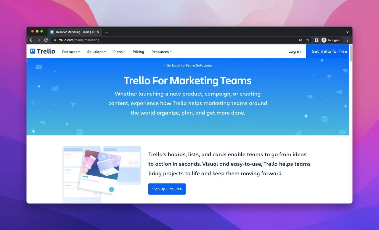 trello المقصودة