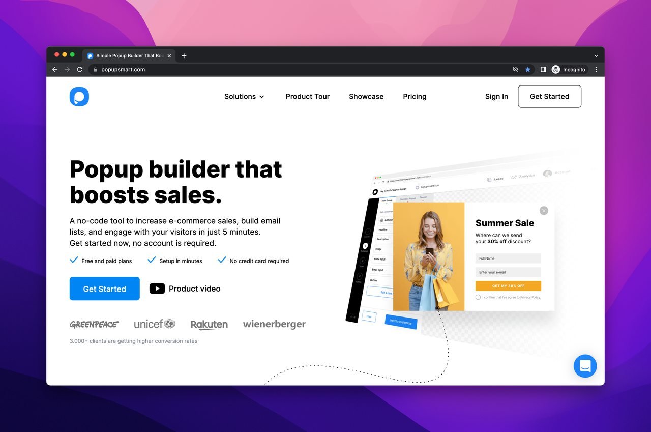 Popupsmart is a no-code popup builder that can be the best solution to generate quality leads