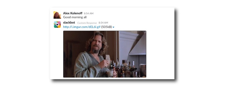 Gify z slackbot