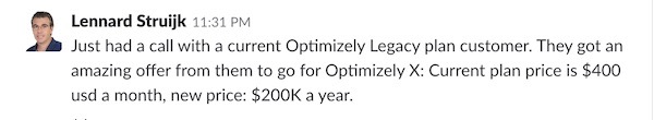 Удивительное предложение обновления Optimizely X!